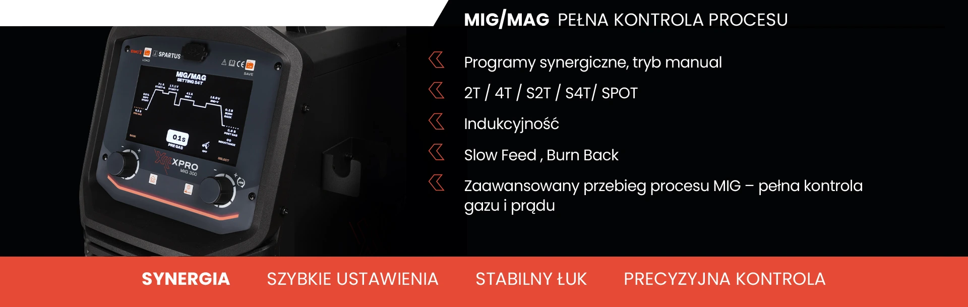 Spartus XPro MIG 350 - Ulotka Informacyjna