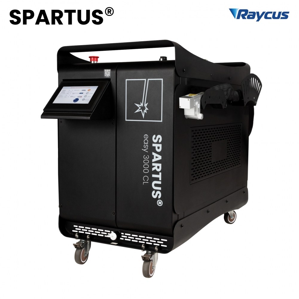 Profesjonalna oczyszczarka laserowa fiber SPARTUS Easy 3000CL 3000W z głowicą C220