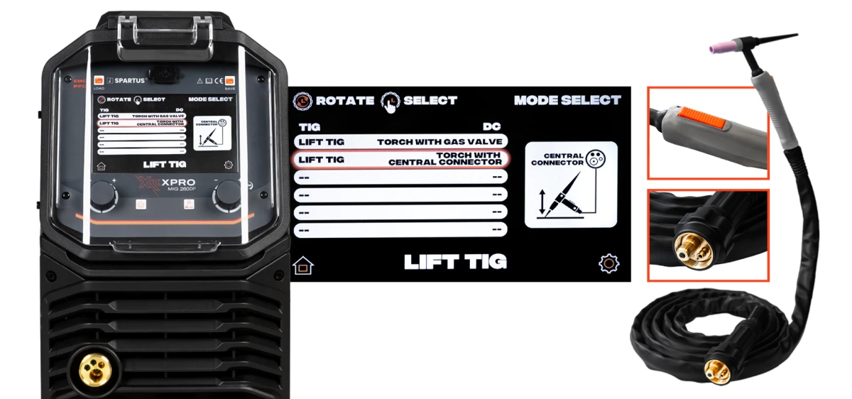 Spawarka Spartus XPro MIG 260 Dual - Infografika