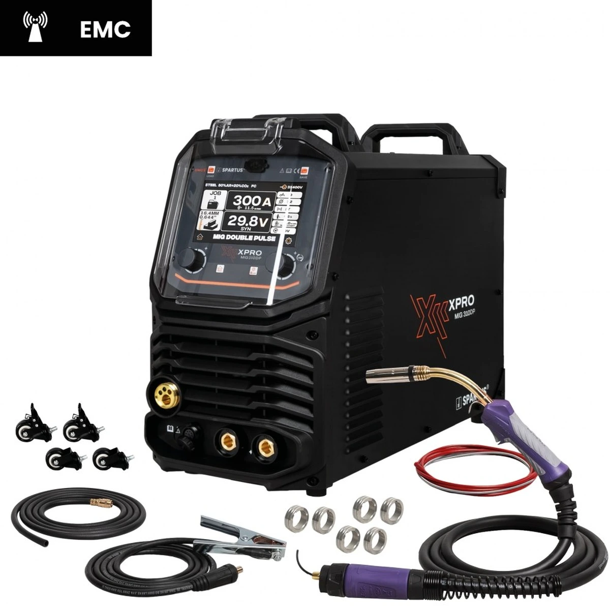 Spartus XPro MIG 310 Dual Pulse - Zestaw Producenta