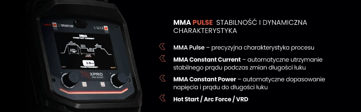 Spawarka SPARTUS XPro MIG 300 Dual Pulse