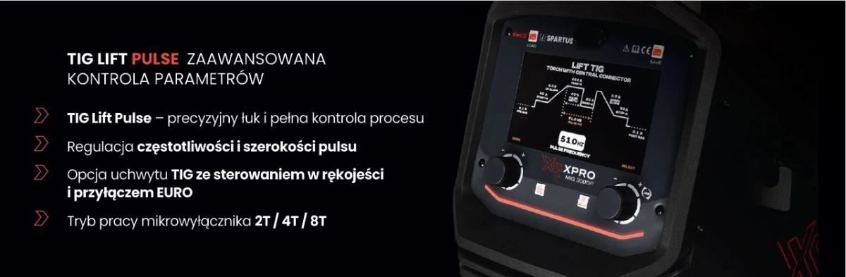  Spawarka SPARTUS XPro MIG 300 Dual Pulse