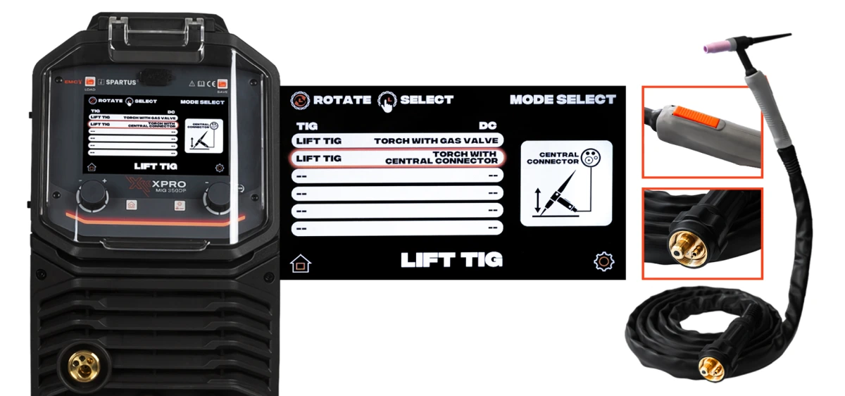 SPARTUS XPro MIG 350 Dual Pulse