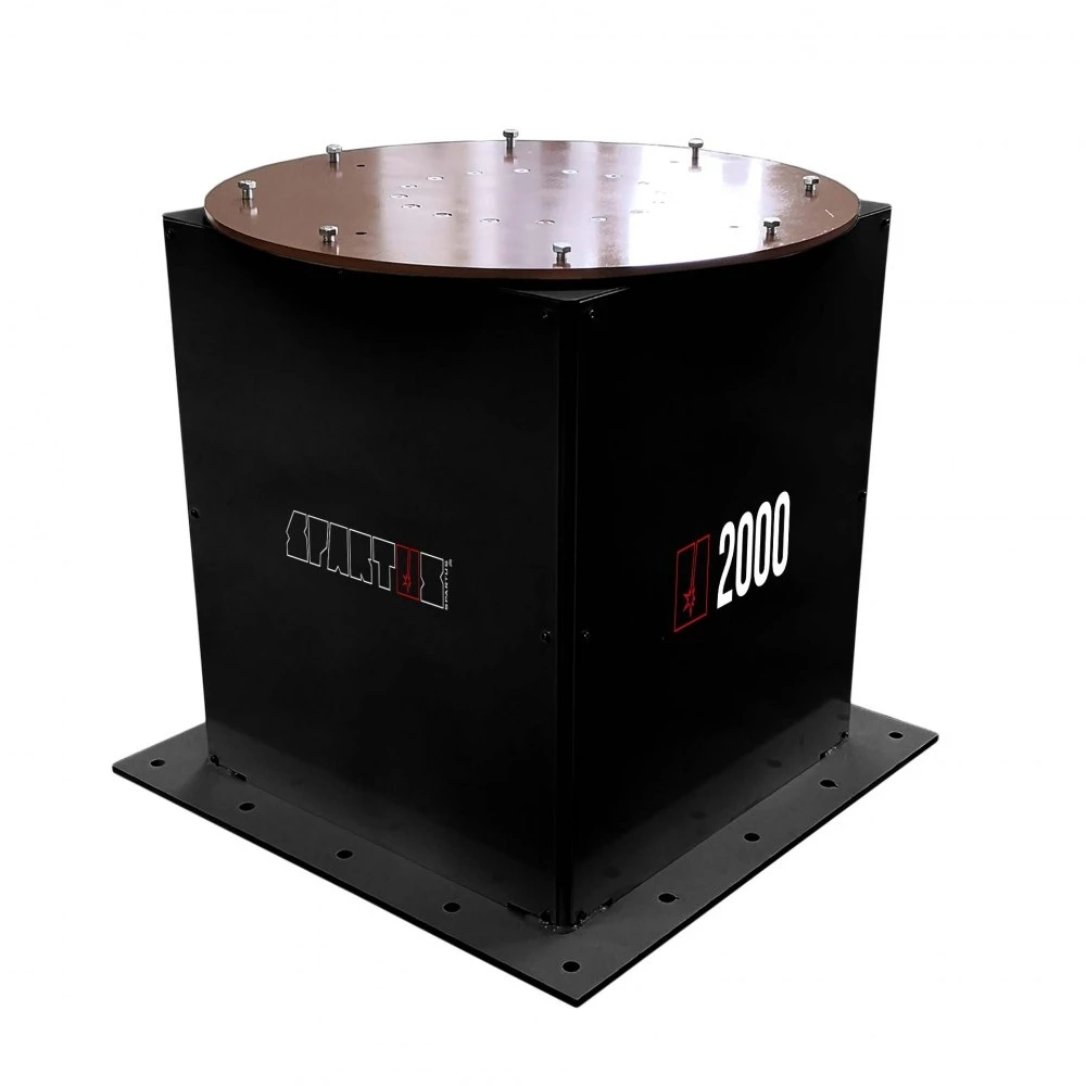 Ciężki stół obrotowy spawalniczy SPARTUS 2000 o udźwigu 2000 kg