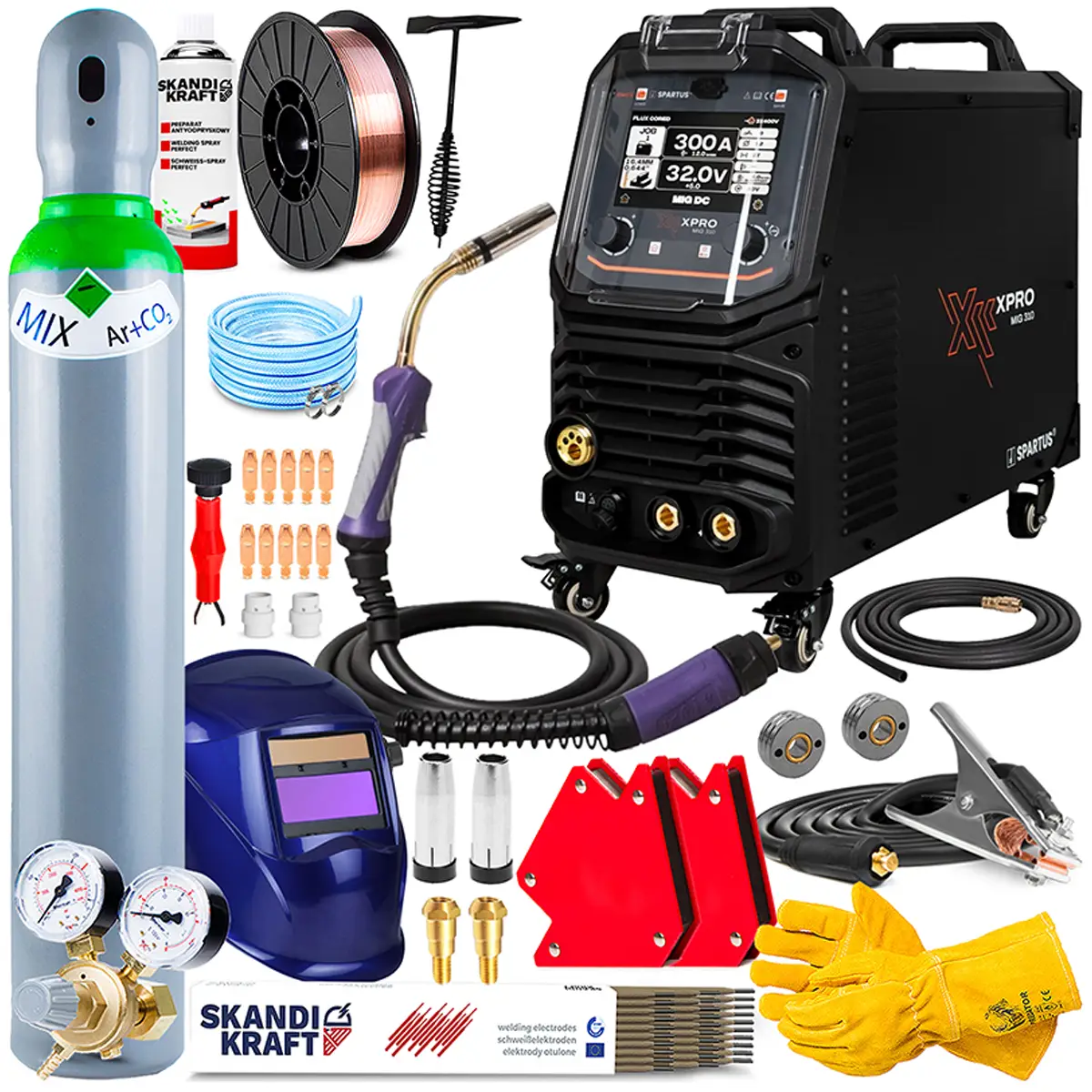 SPARTUS® XPro MIG 310  - Zestaw Producenta