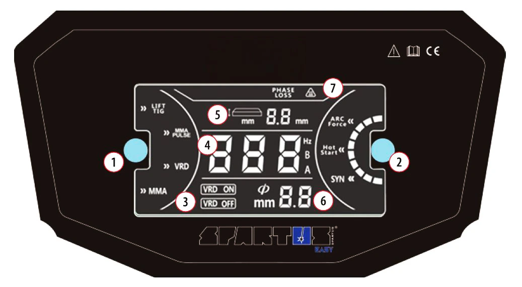 Spartus EasyArc 400P Pulse 400V Cykl 60% VR