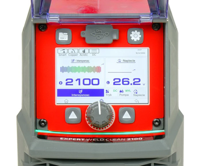 Dotykowy ekran sterujący EXPERT WELD CLEAN 2100 Pro2