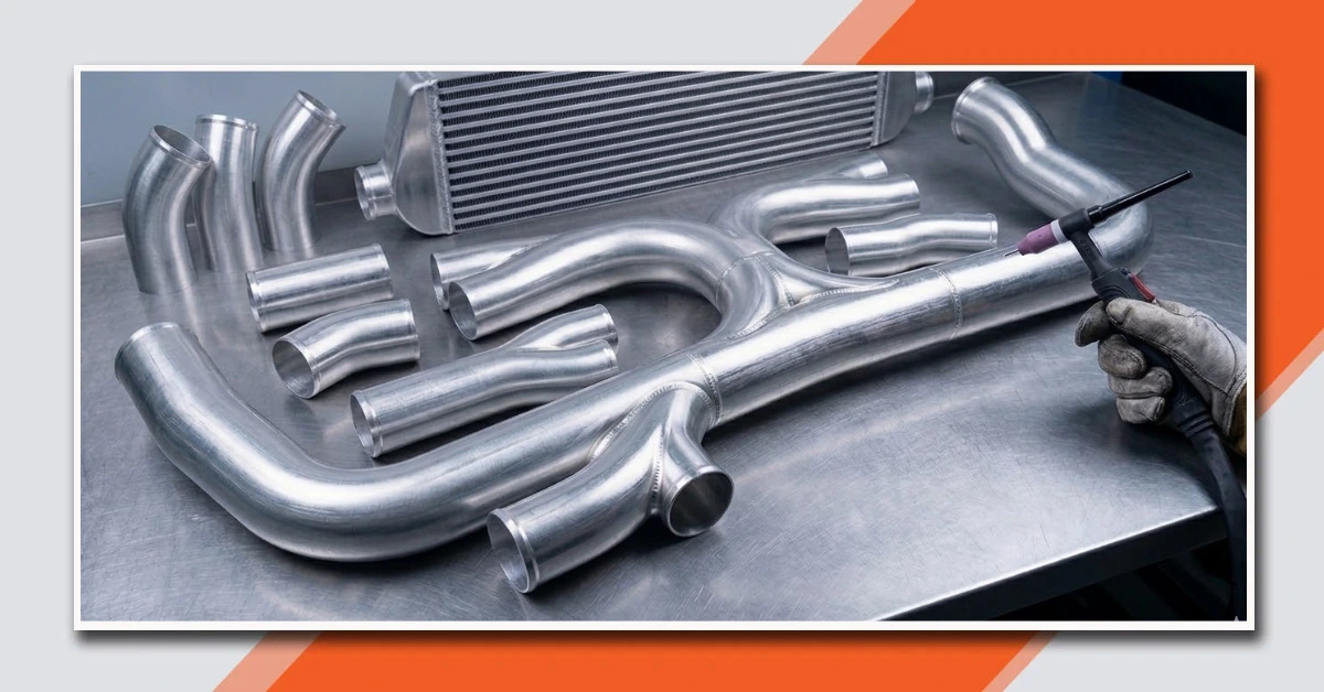 Spawanie rur aluminiowych TIG - Budowa dolotów i intercoolerów