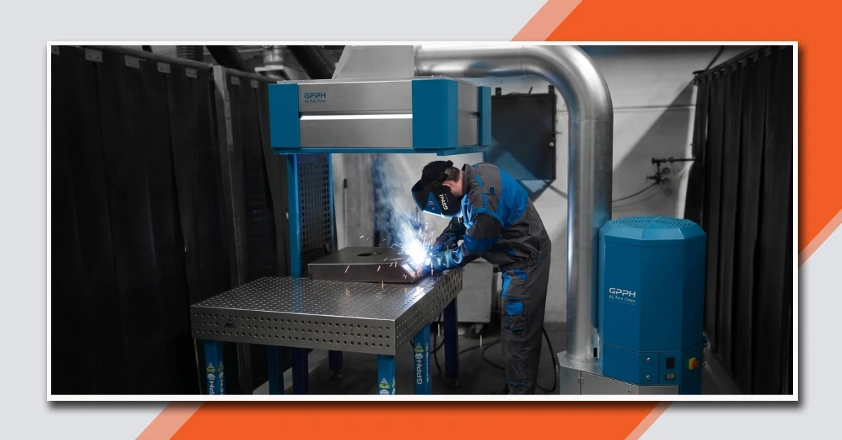 Filtrowentylacja na stanowisku spawalniczym: Jak usunąć dymy, spełnić normy BHP i nie zbankrutować?